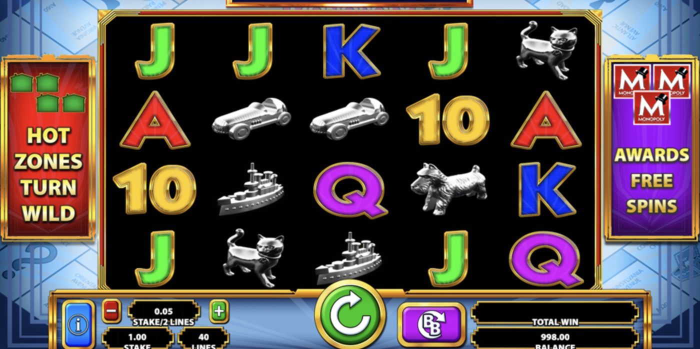 Monopoly Bring the House Down: image of main menu