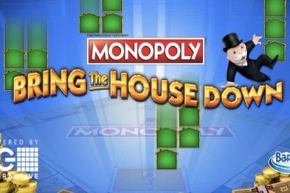 Monopoly Bring the House Down Online Slot Logo