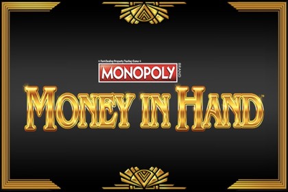 Monopoly Money in Hand Online Slot Logo