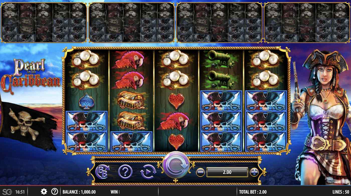 Pearl of the Caribbean: image of main menu