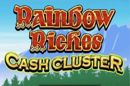 Rainbow Riches Cash Cluster Online Slot Logo