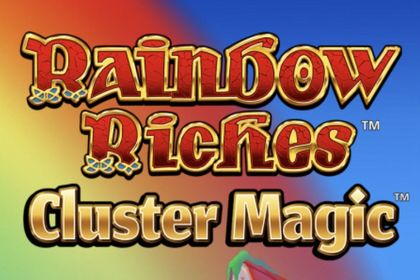 Rainbow Riches Cluster Magic Online Slot Logo