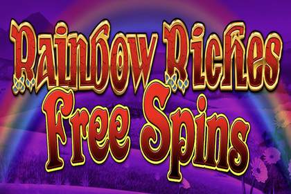 Rainbow Riches Free Spins Online Slot Logo
