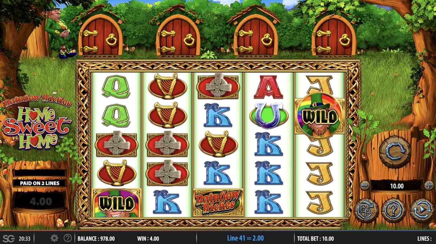 Rainbow Riches Home Sweet Home: image of winning
