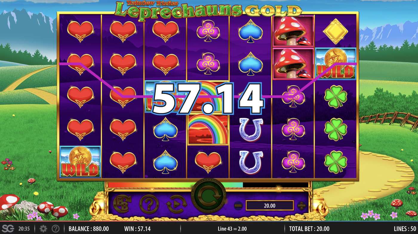Rainbow Riches Leprechauns Gold: image of winning