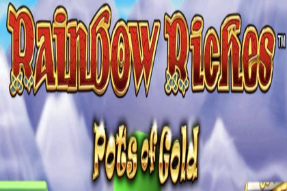 Rainbow Riches Pots of Gold Online Slot Logo