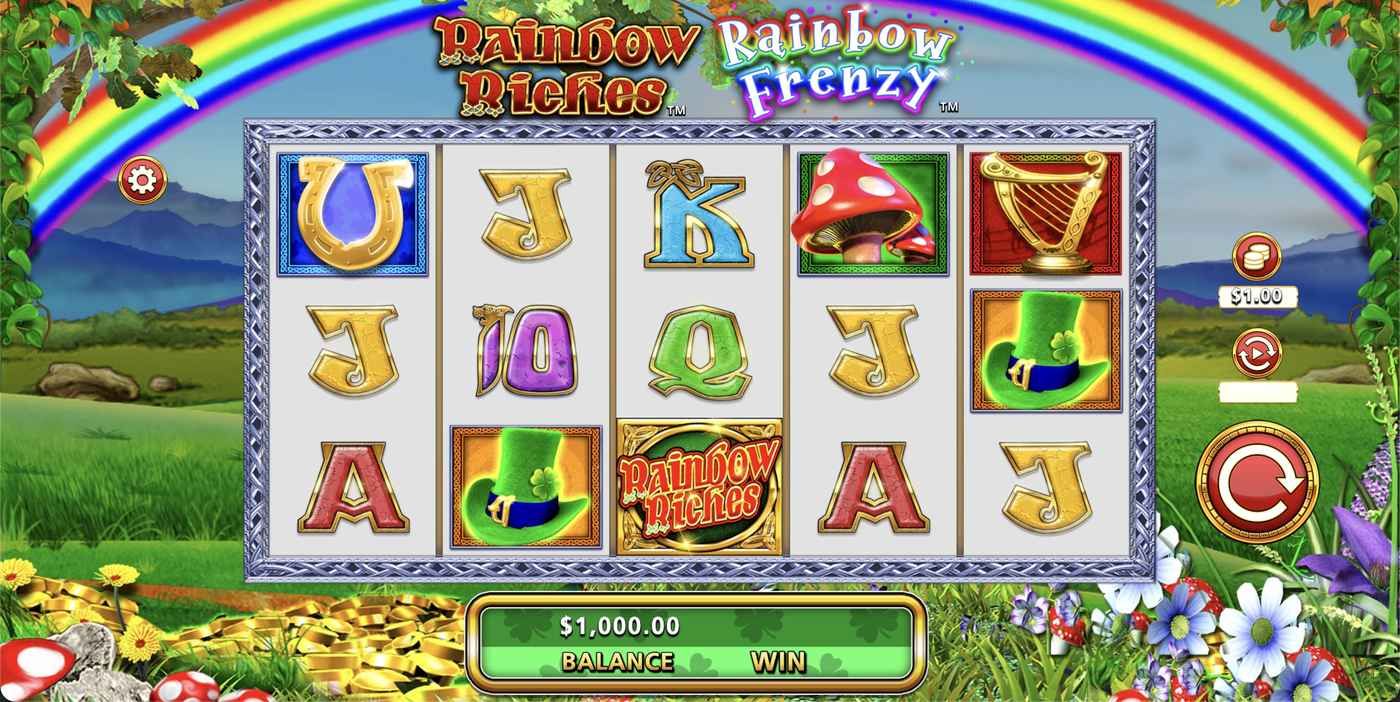 Rainbow Riches Rainbow Frenzy: image of main menu