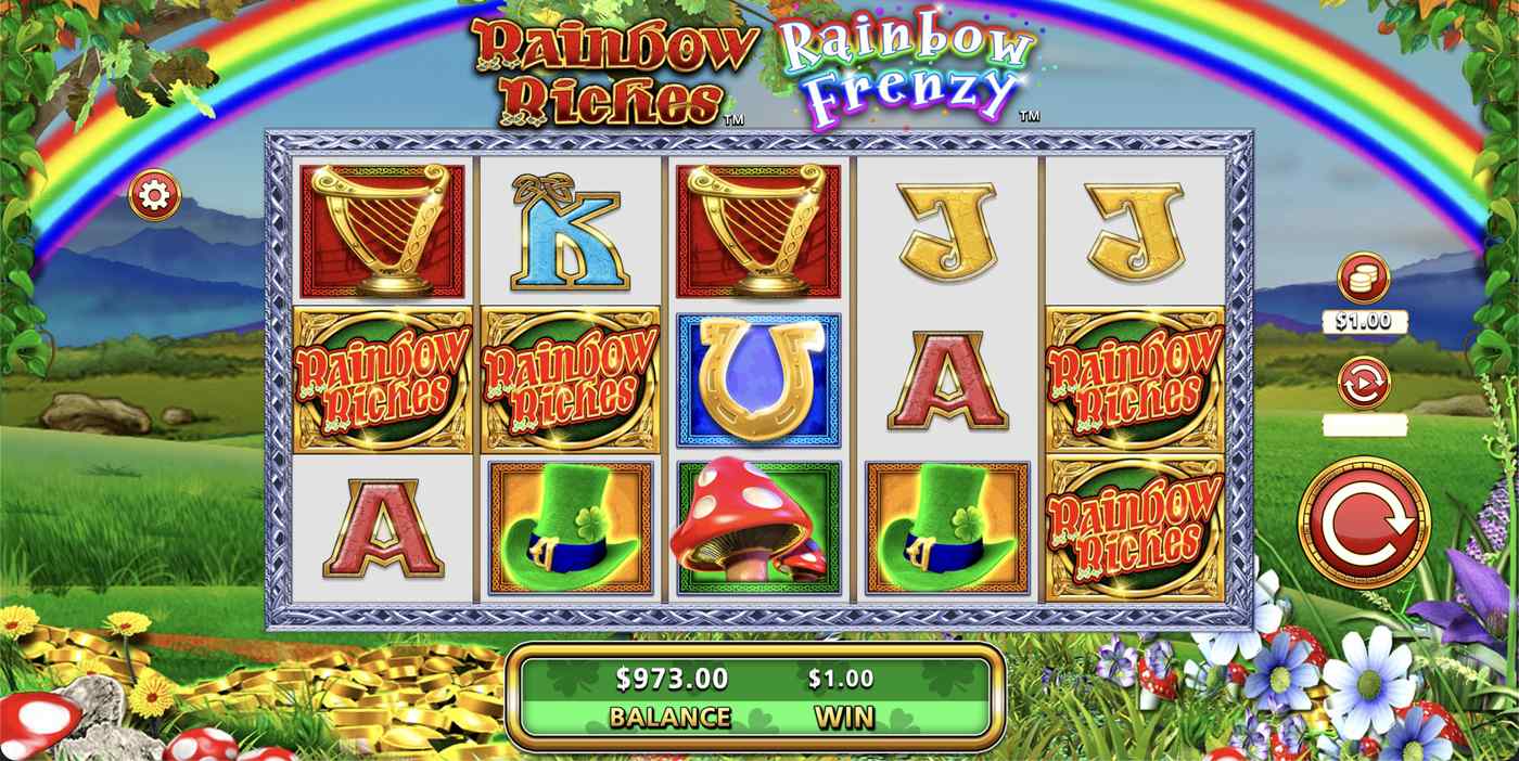 Rainbow Riches Rainbow Frenzy: image of winning