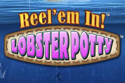 Reel 'em In Lobster Potty Online Slot Logo