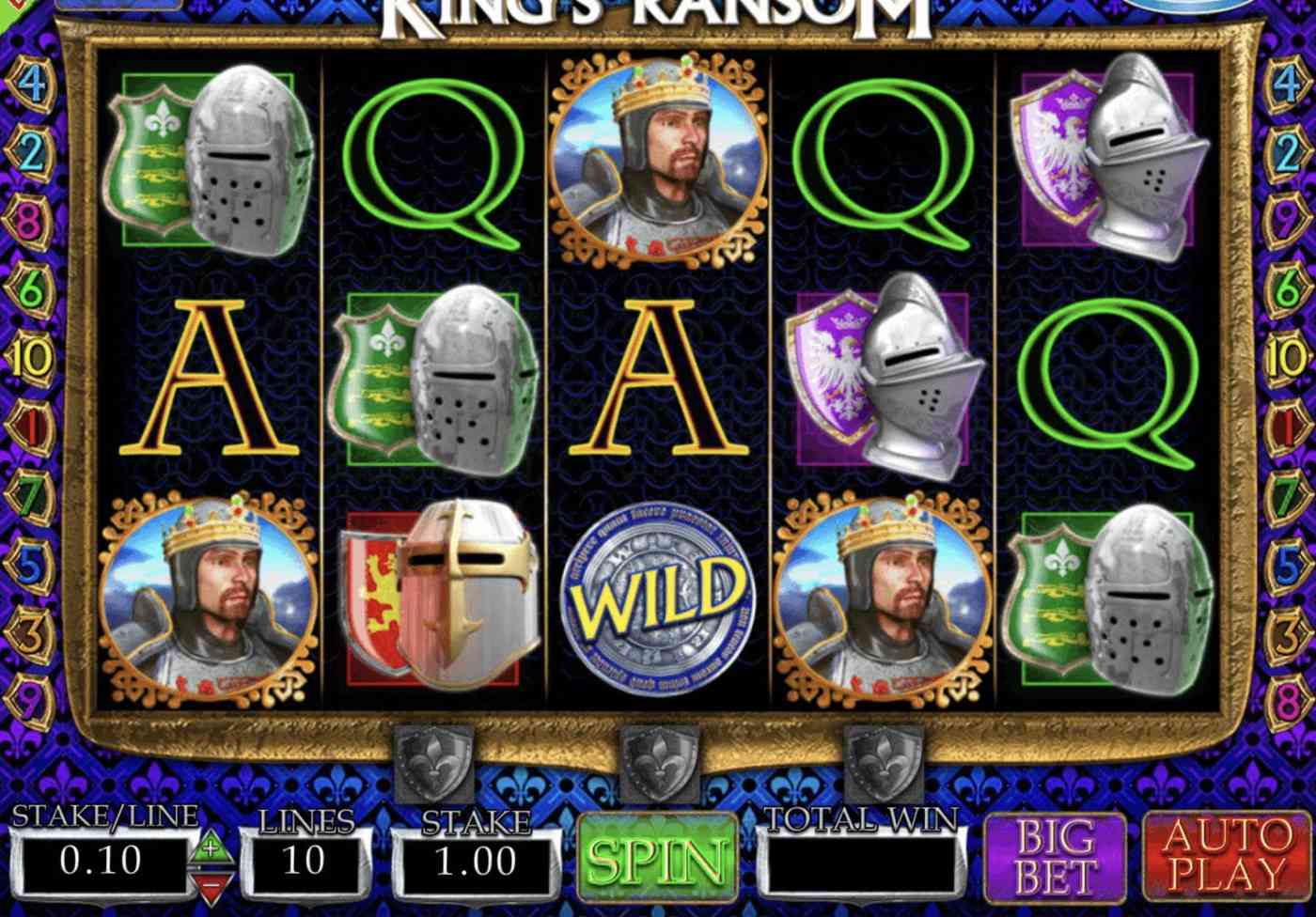 Wild Knights King's Ransom: image of main menu