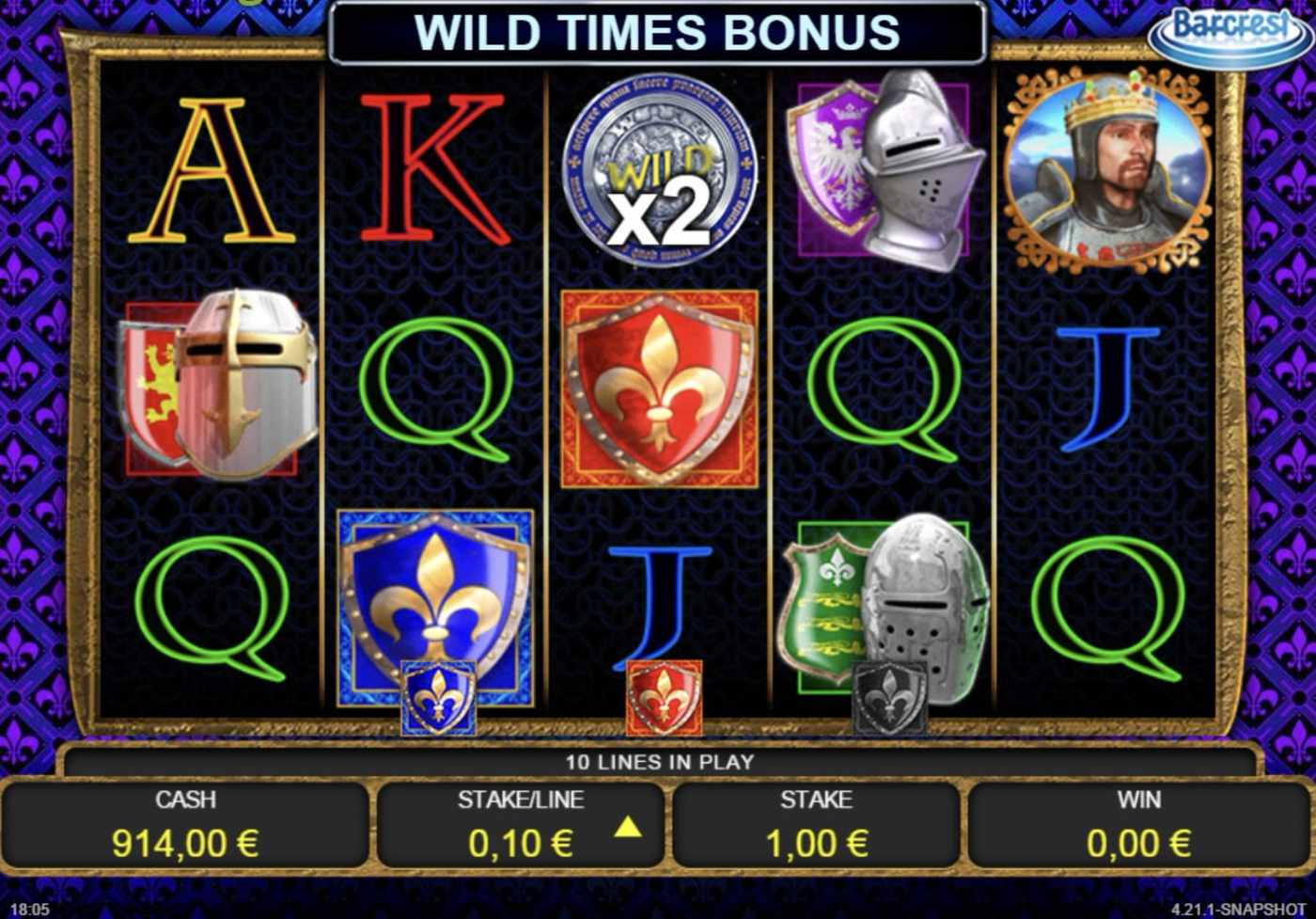 Wild Knights King's Ransom: image of winning