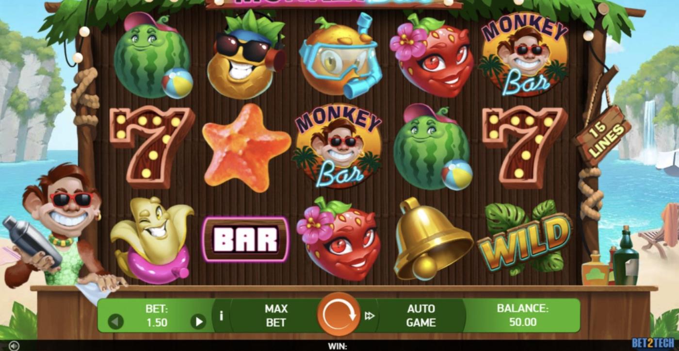 Monkey Bar: image of main menu