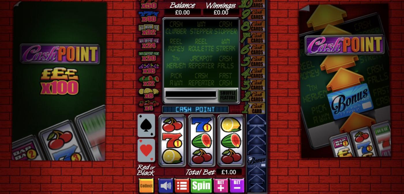 Cash Point: image of main menu