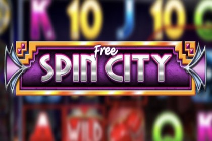 Free Spin City Online Slot Logo