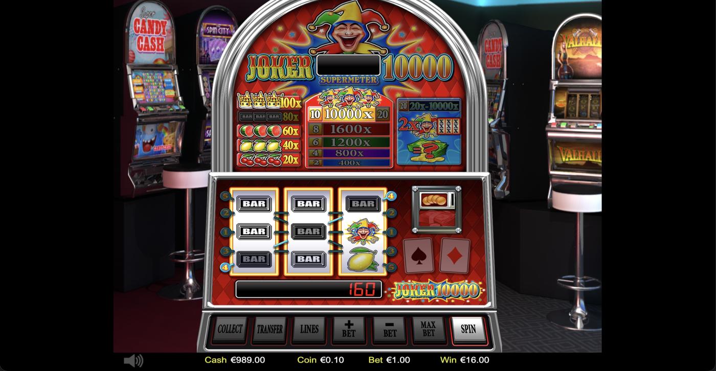 Joker 10000: image of winning