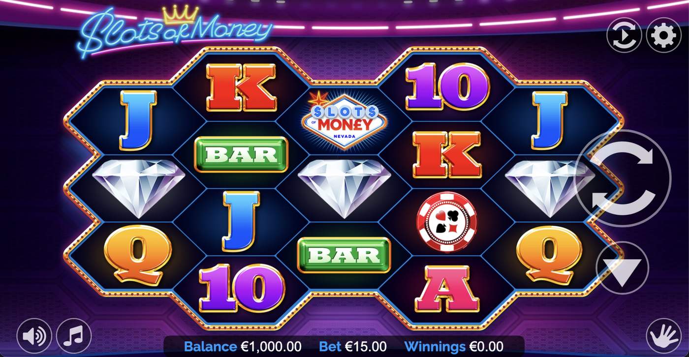 Slots of Money: image of main menu