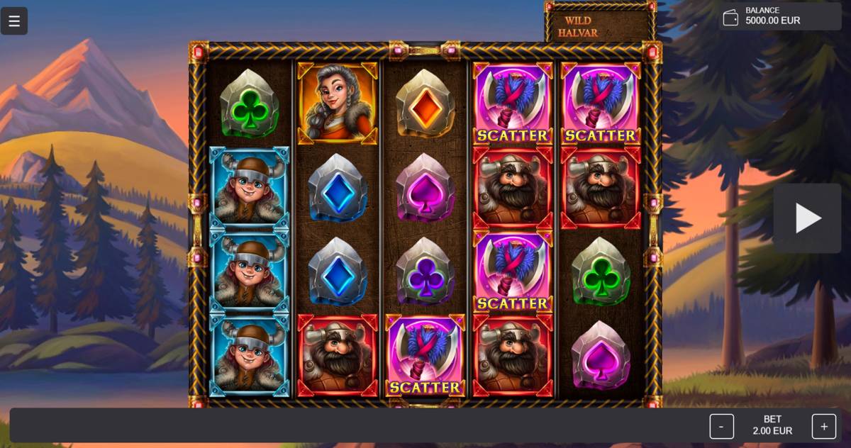 Age of Halvar: image of main menu