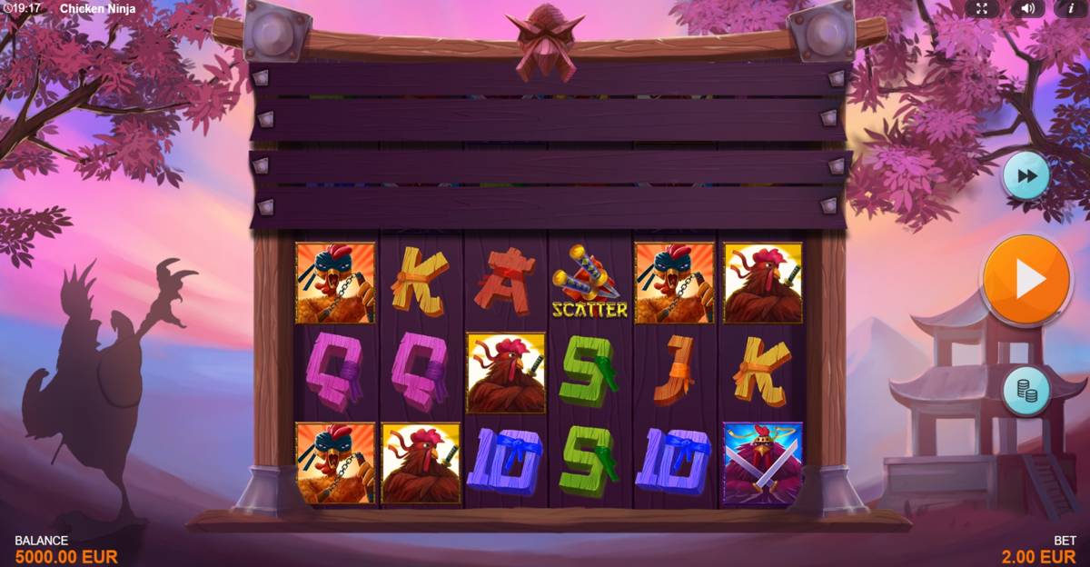 Chicken Ninja: image of main menu