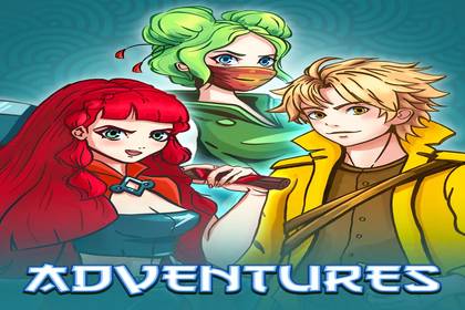 Adventures Online Slot Logo