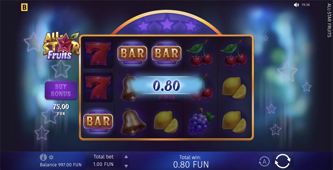 All-Star Fruits: image of winning