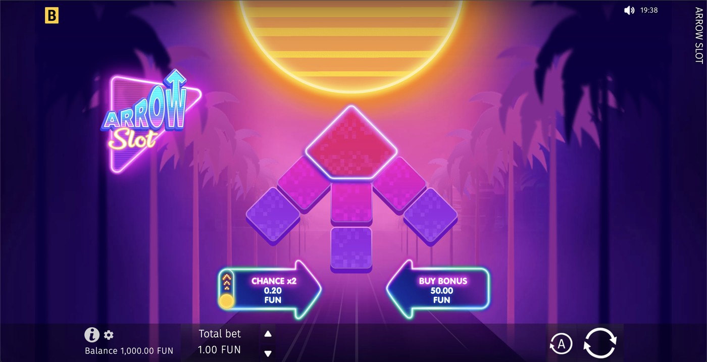 Arrow Slot: image of main menu