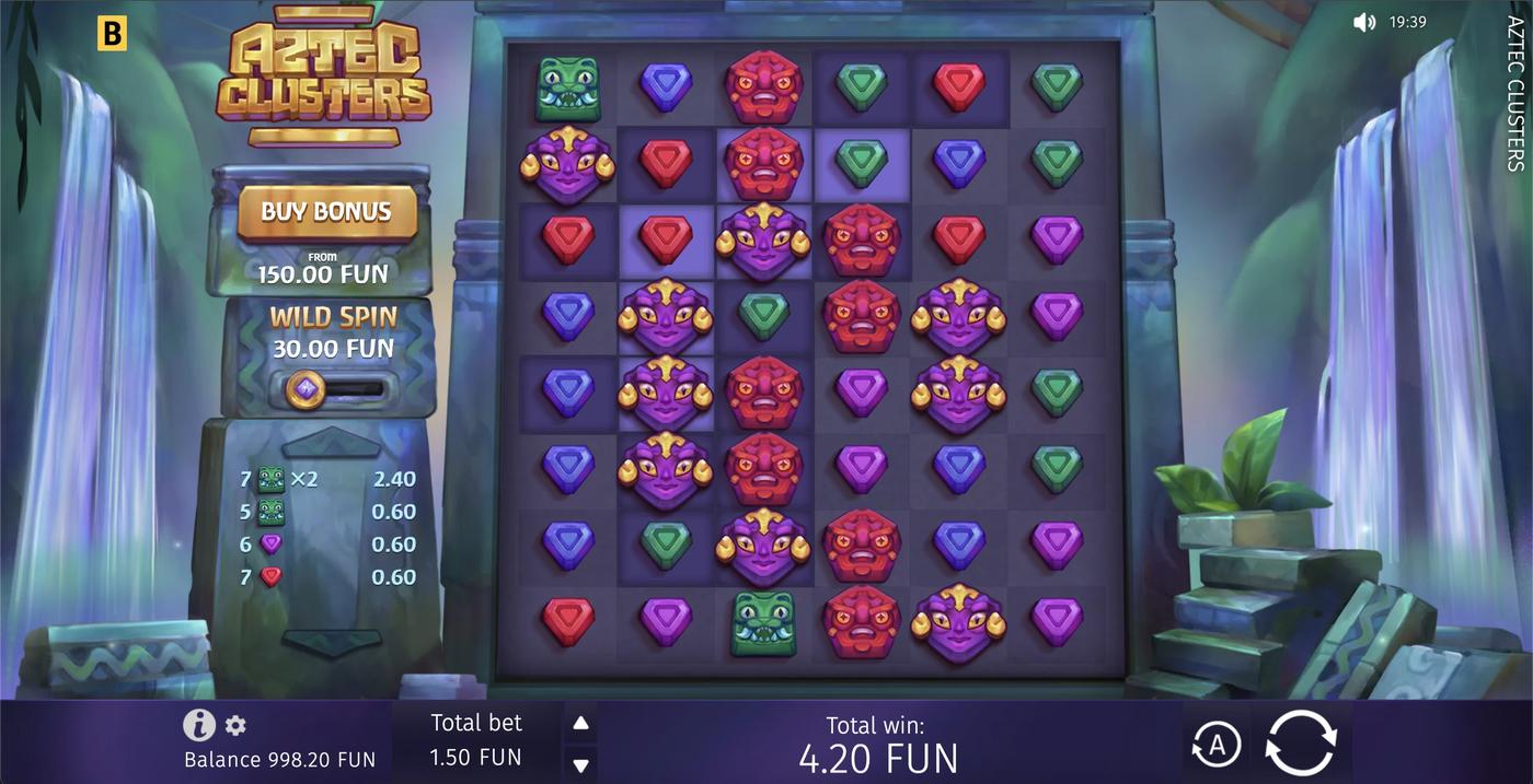 Aztec Clusters: image of winning