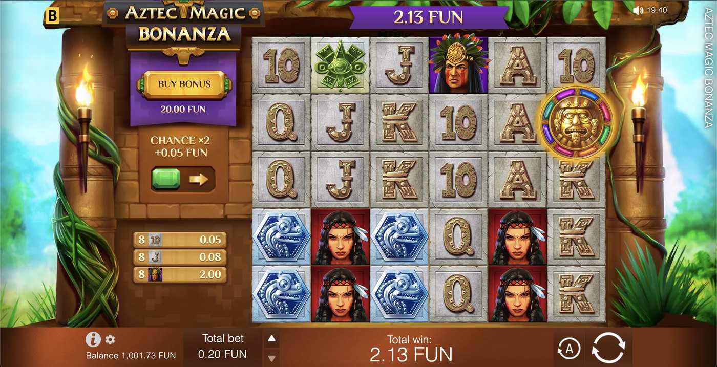 Aztec Magic Bonanza: image of winning