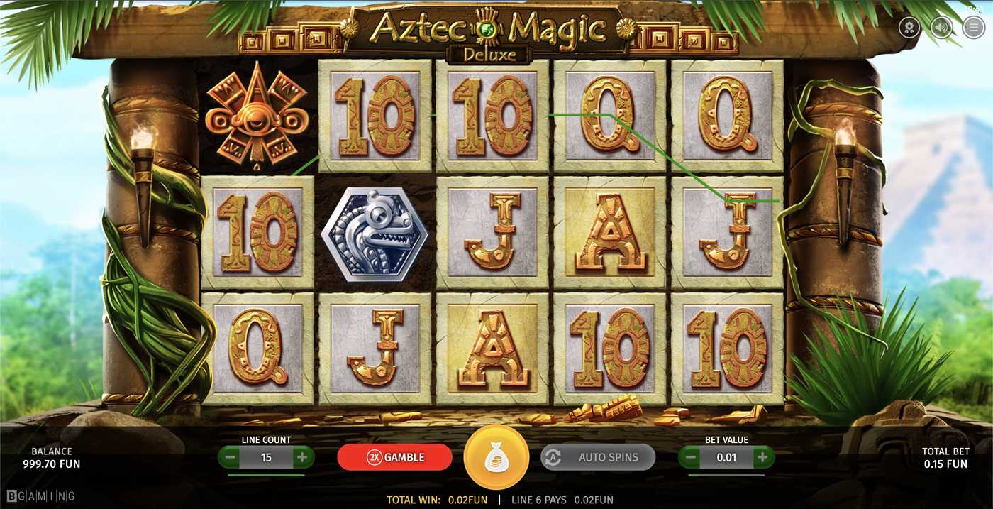 Aztec Magic Deluxe: image of winning