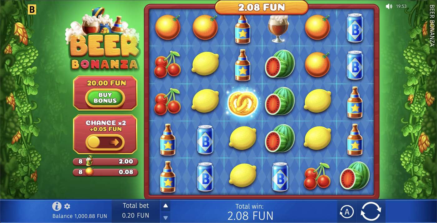 Beer Bonanza: image of winning