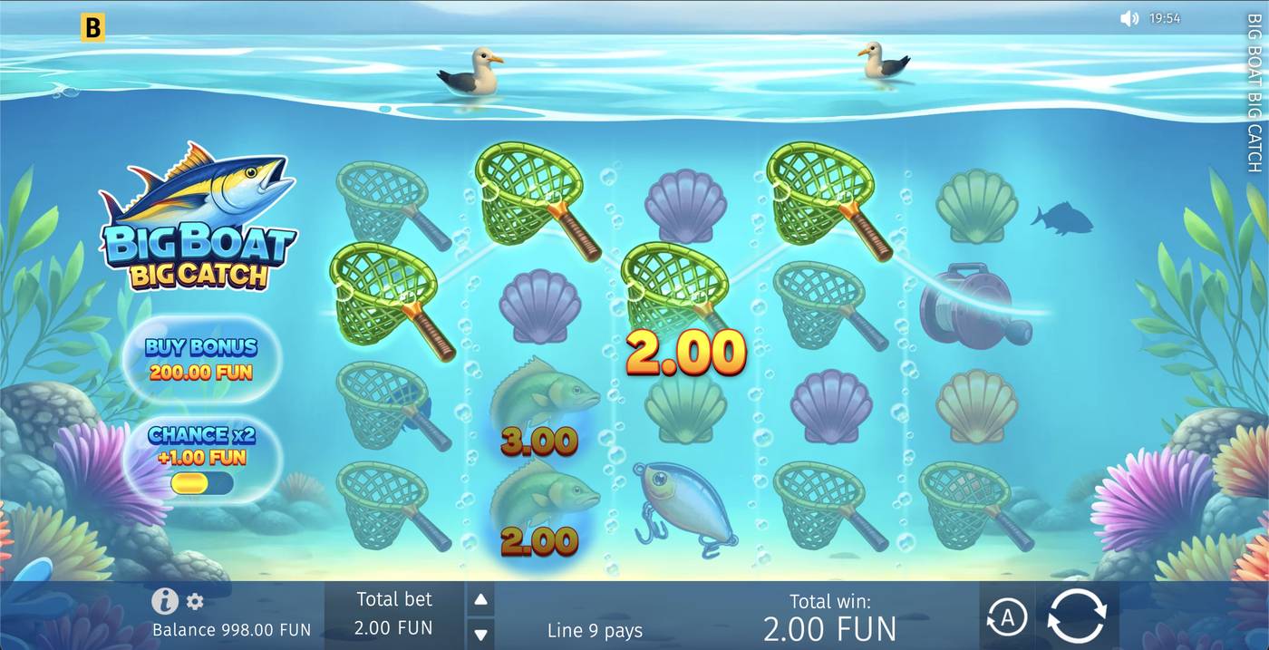 Big Boat Big Catch: image of winning
