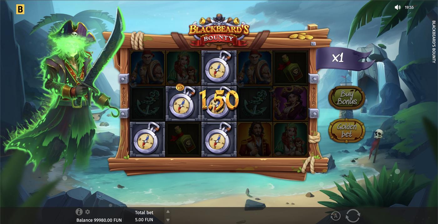 Blackbeards Bounty: image of winning