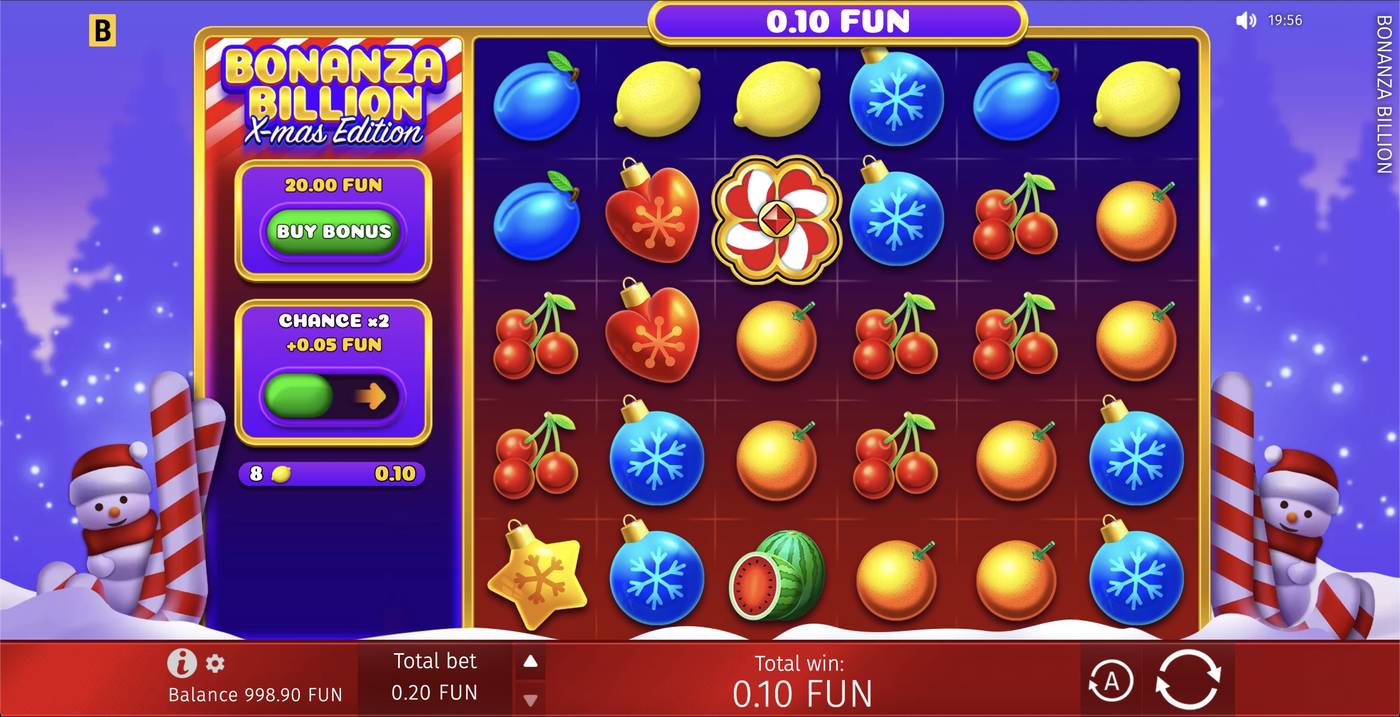 Bonanza Billion: image of winning