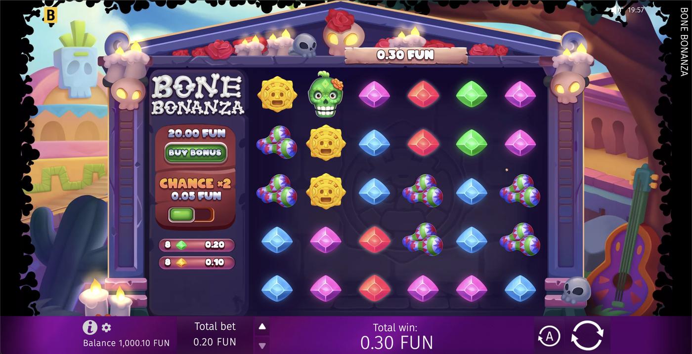 Bone Bonanza: image of winning