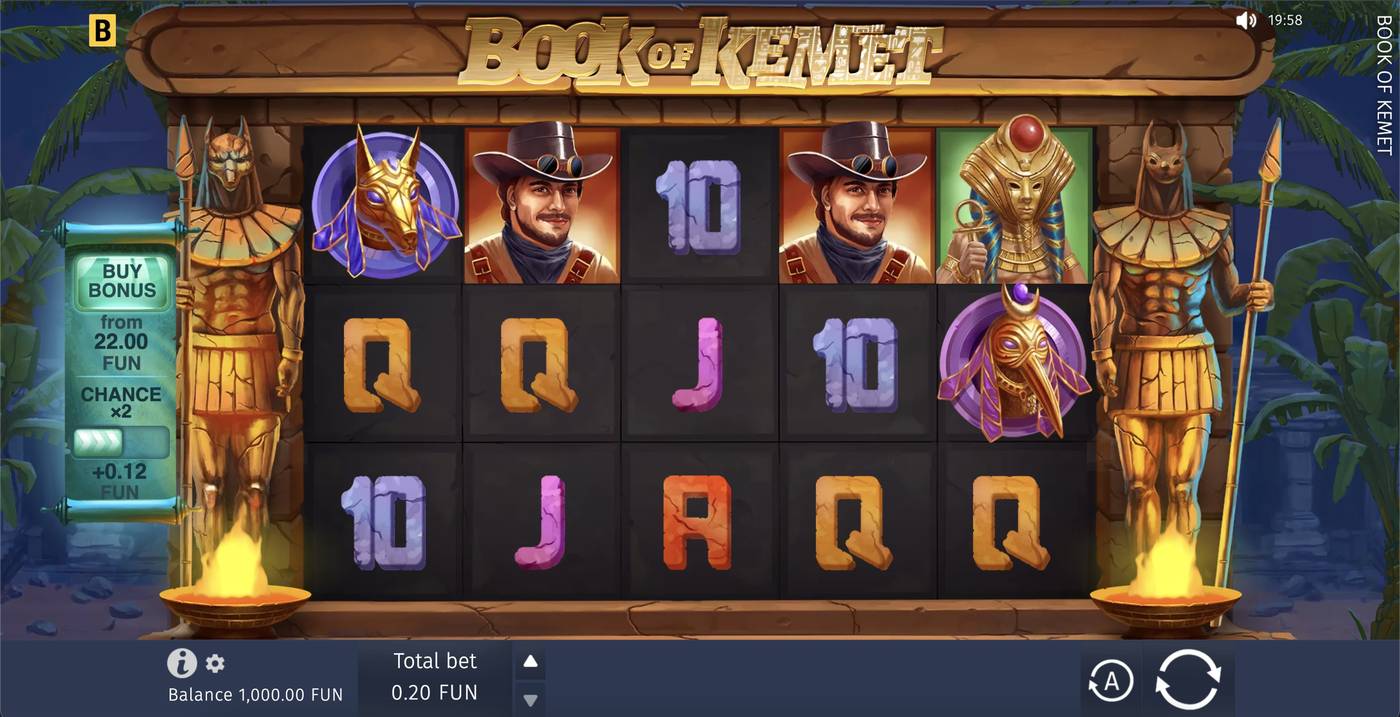 Book of Kemet: image of main menu