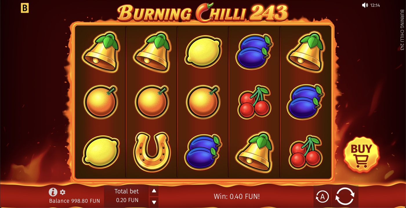 Burning Chilli 243: image of winning