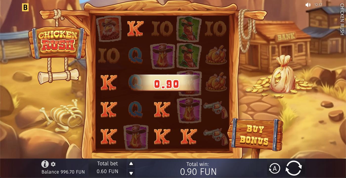 Chicken Rush: image of winning