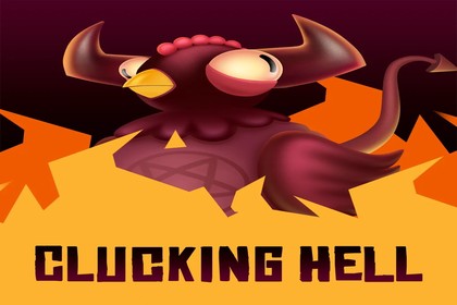 Clucking Hell Online Slot Logo