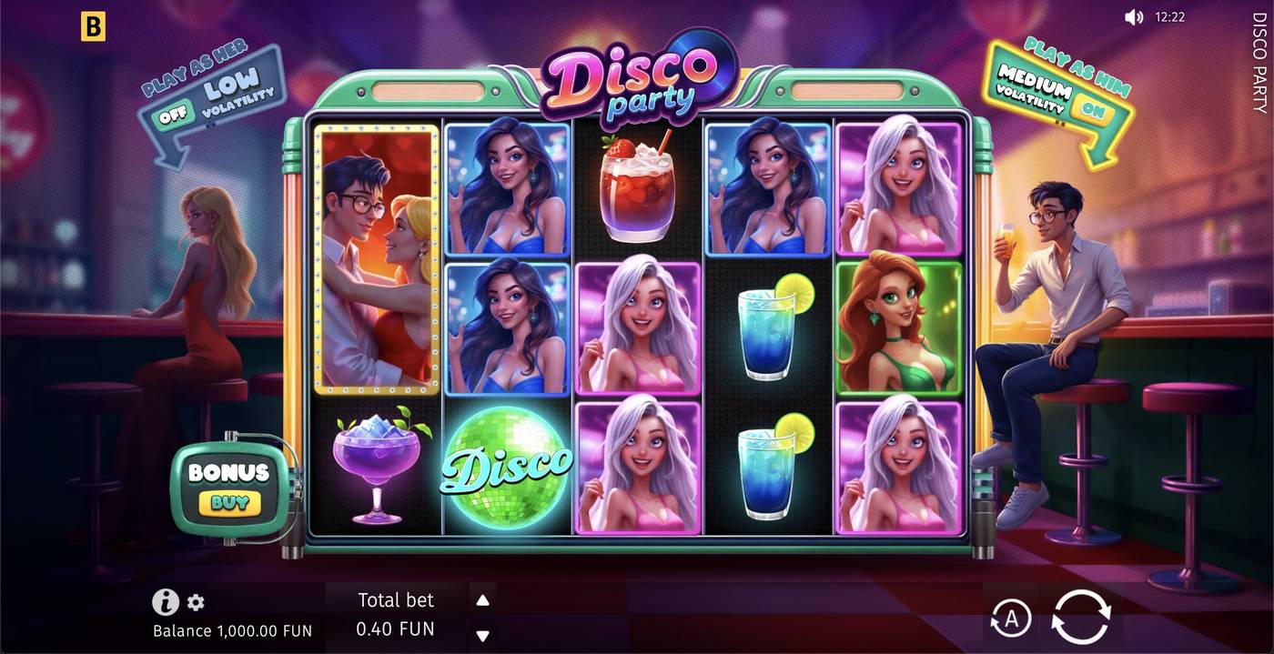 Disco Party: image of main menu