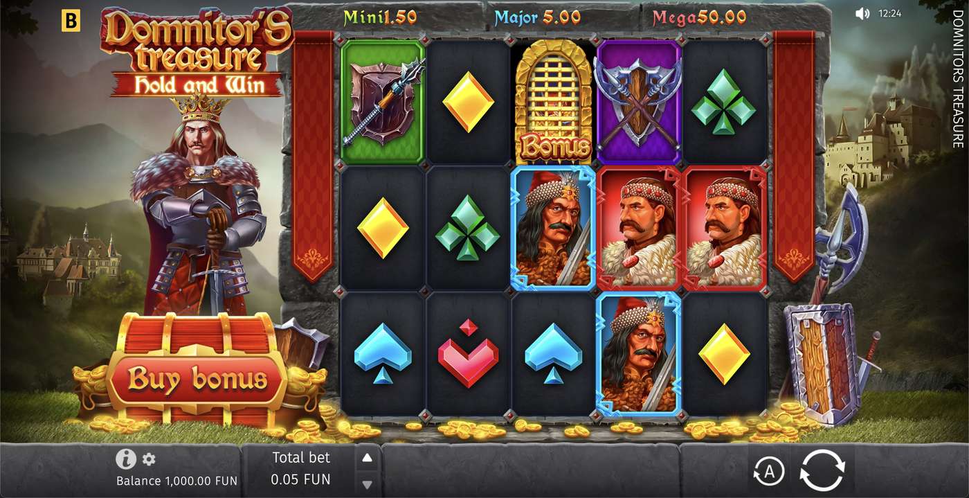 Domnitors Treasure: image of main menu