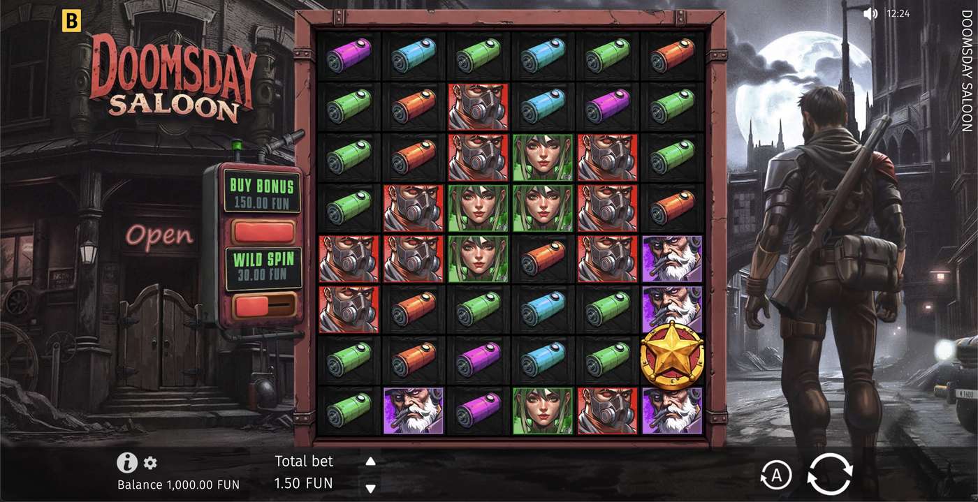 Doomsday Saloon: image of main menu
