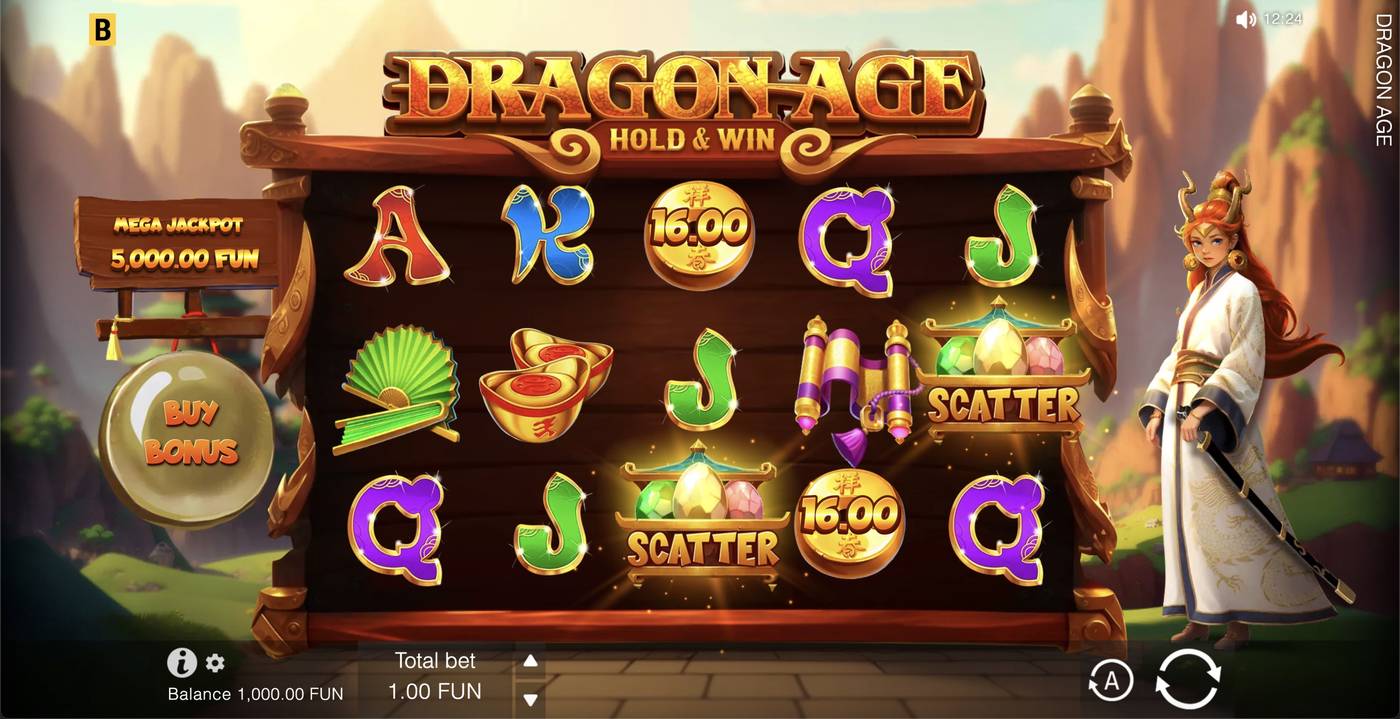 Dragon Age Hold & Win: image of main menu
