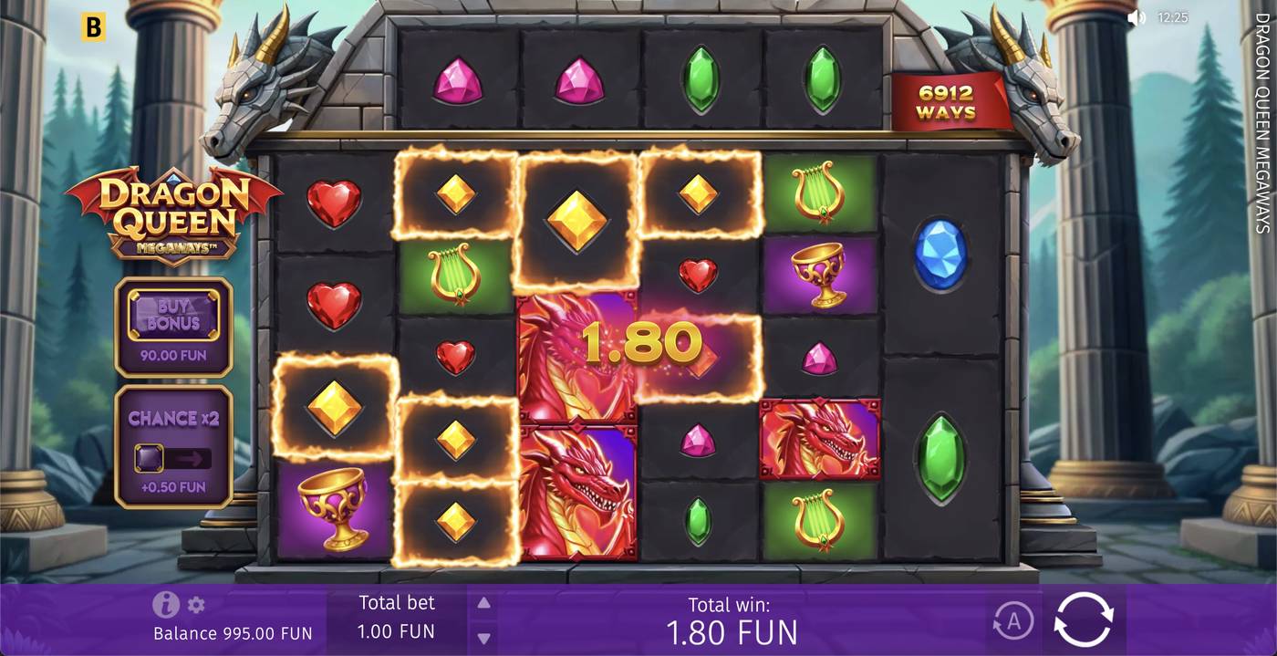 Dragon Queen MEGAWAYS: image of winning