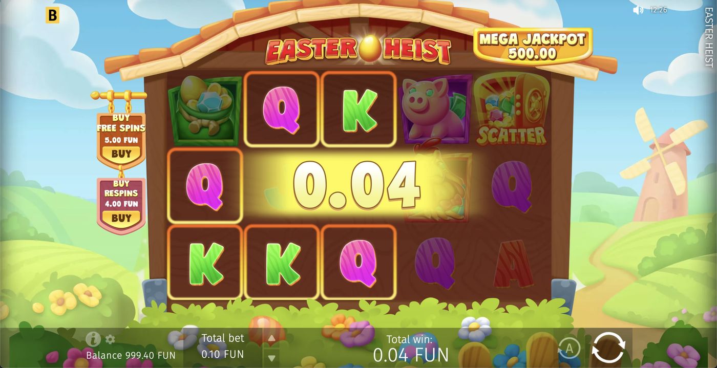Easter Heist: image of winning