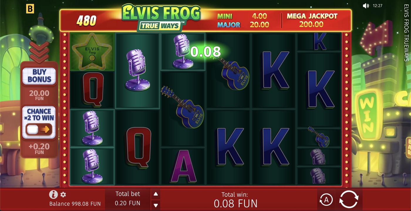 Elvis Frog Trueways: image of winning