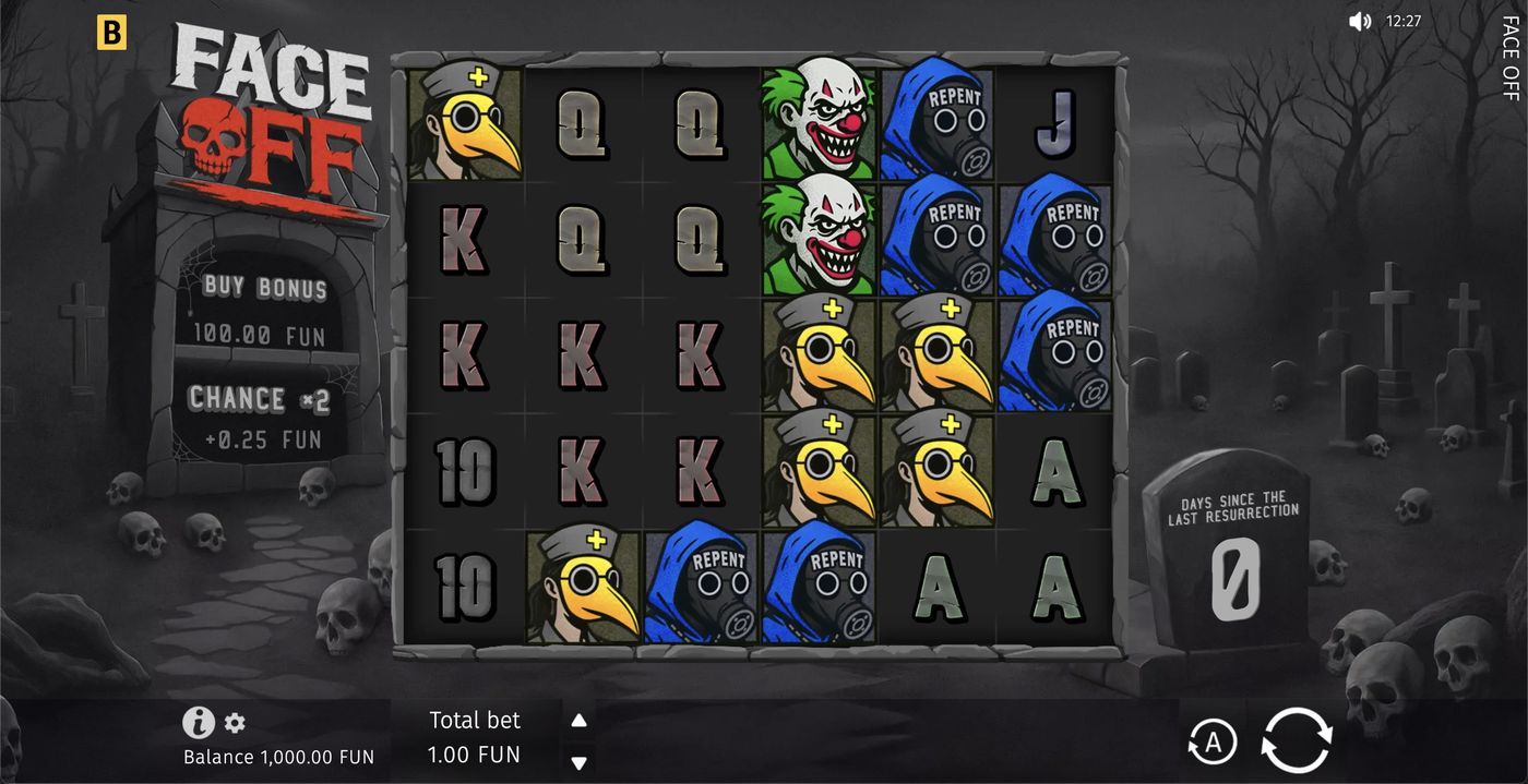 Face Off: image of main menu