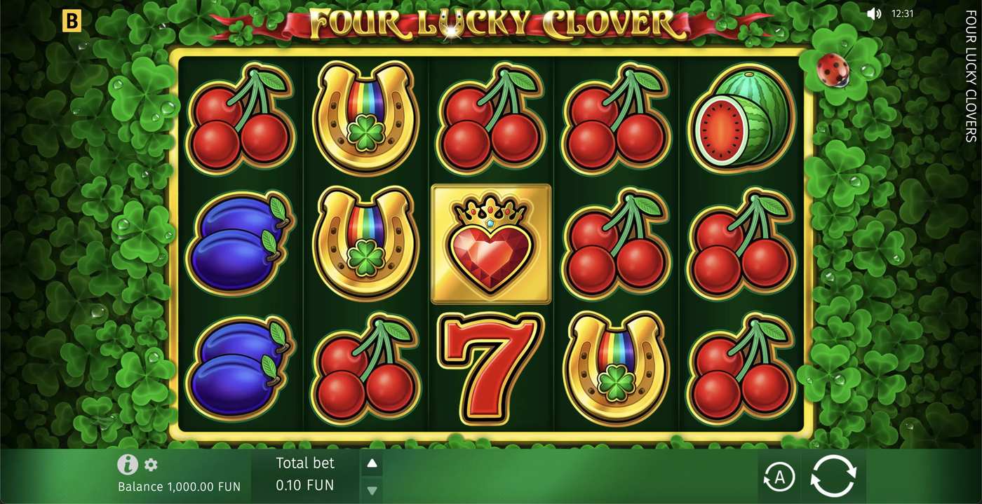 Four Lucky Clover: image of main menu