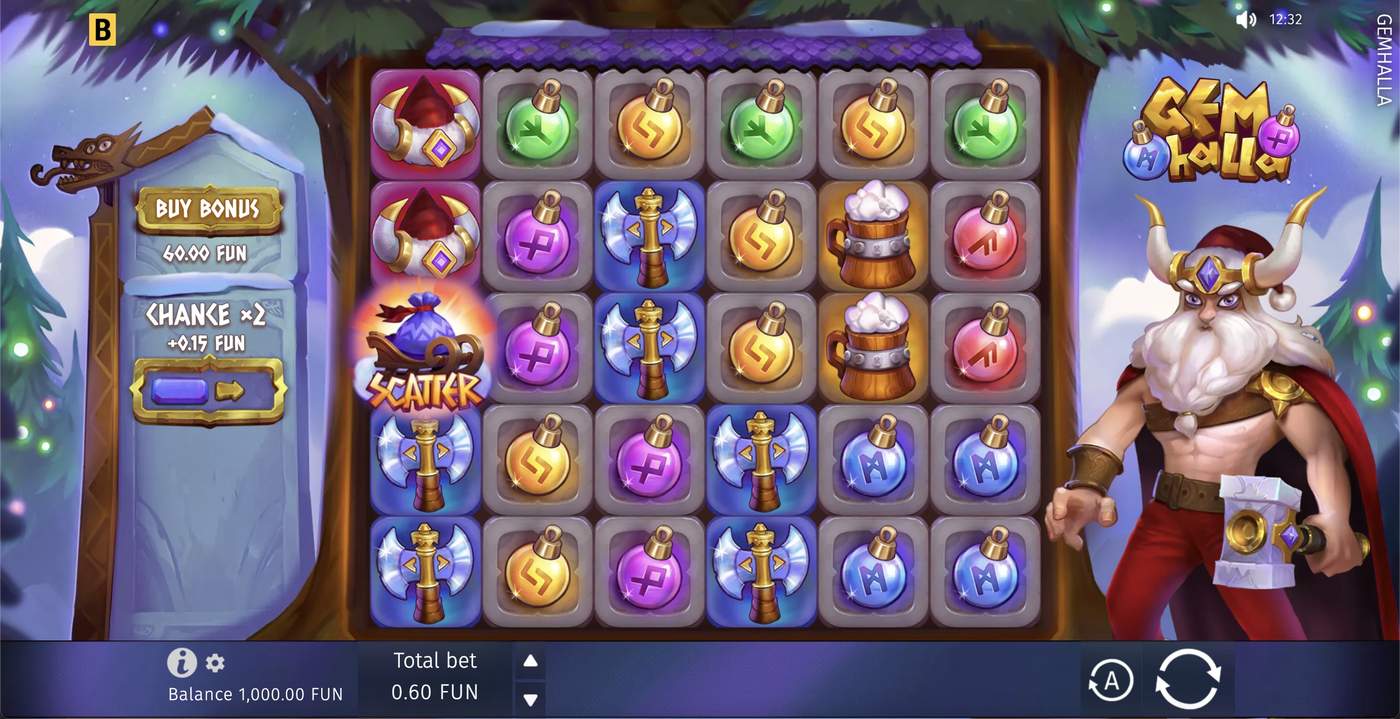 Gemhalla: image of main menu