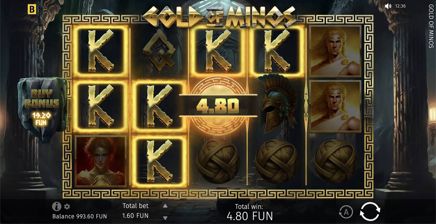 Gold Of Minos: image of winning