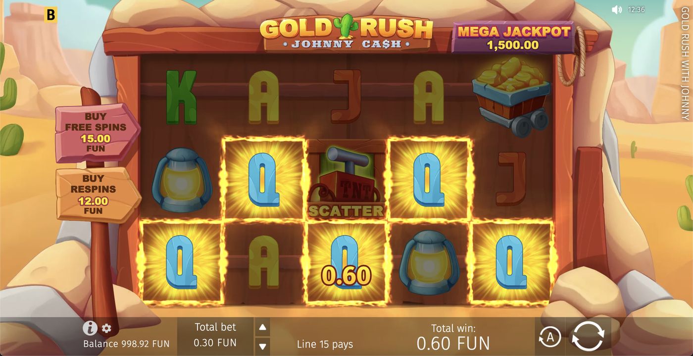 Gold Rush - Johnny Cash: image of winning