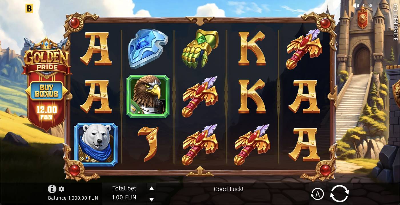 Golden Pride: image of main menu